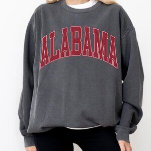 Alabama Crimson Tide Comfort Colors Sweatshirt, Pepper, Large